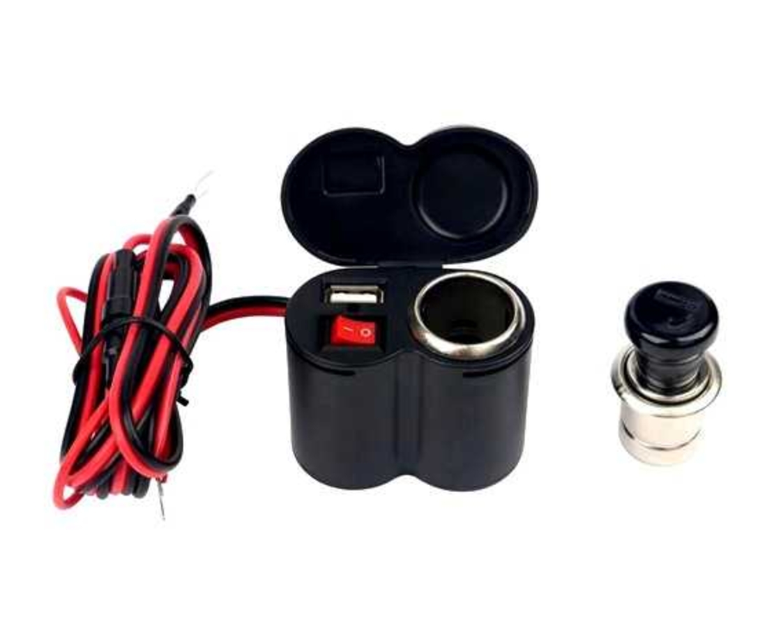 Încărcător USB pentru motociclete cu brichetă - 3303104/2 - 310561