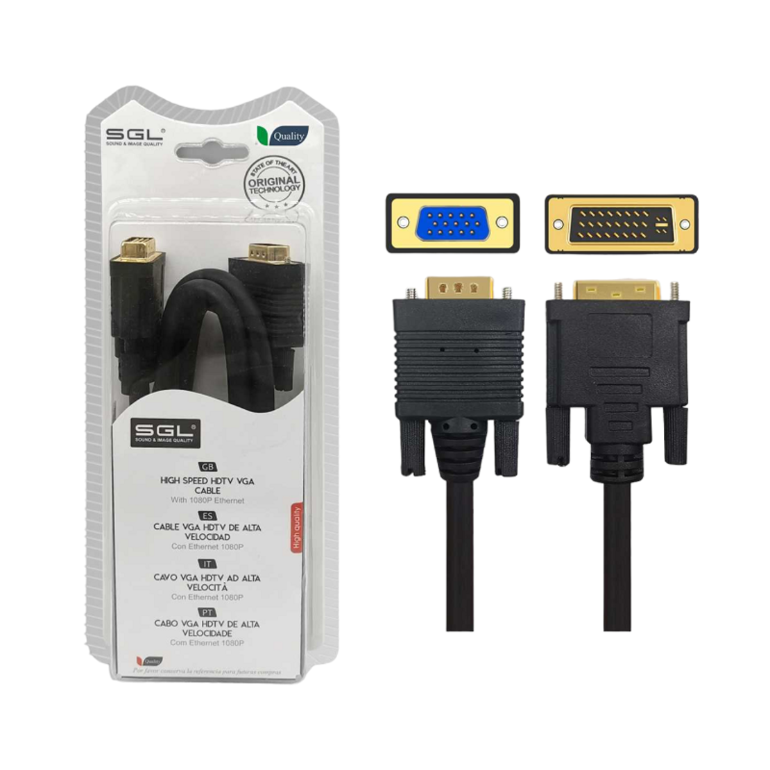 Cablu VGA la DVI - 1595-550 - 1,5 m - 095028