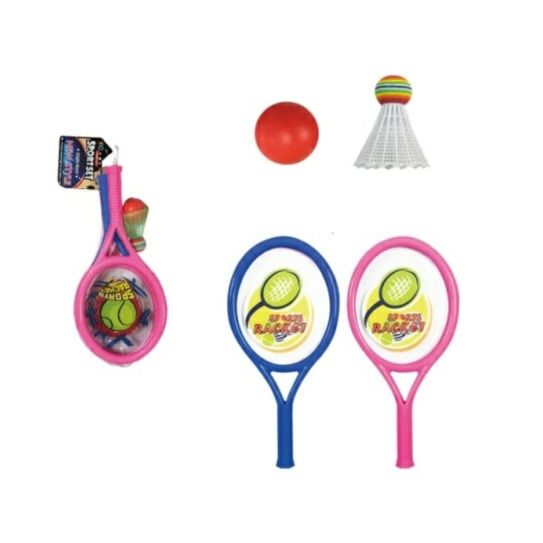 Set copii 2 în 1 - Tenis și badminton - ZG270-146 - 701460