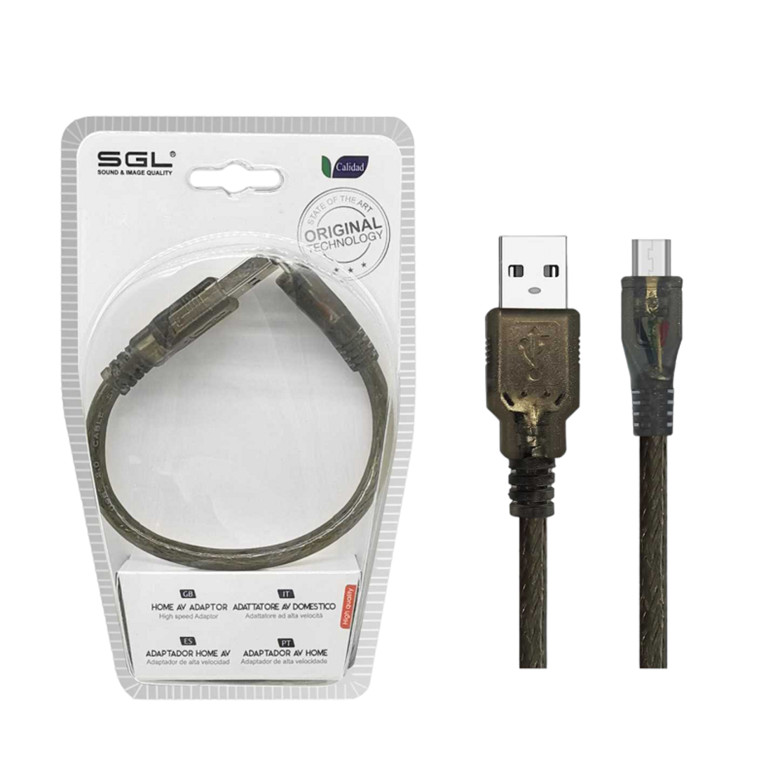Adaptor pentru adaptor - USB -A mascul/micro USB - 13S - 01 - 20cm - 098104