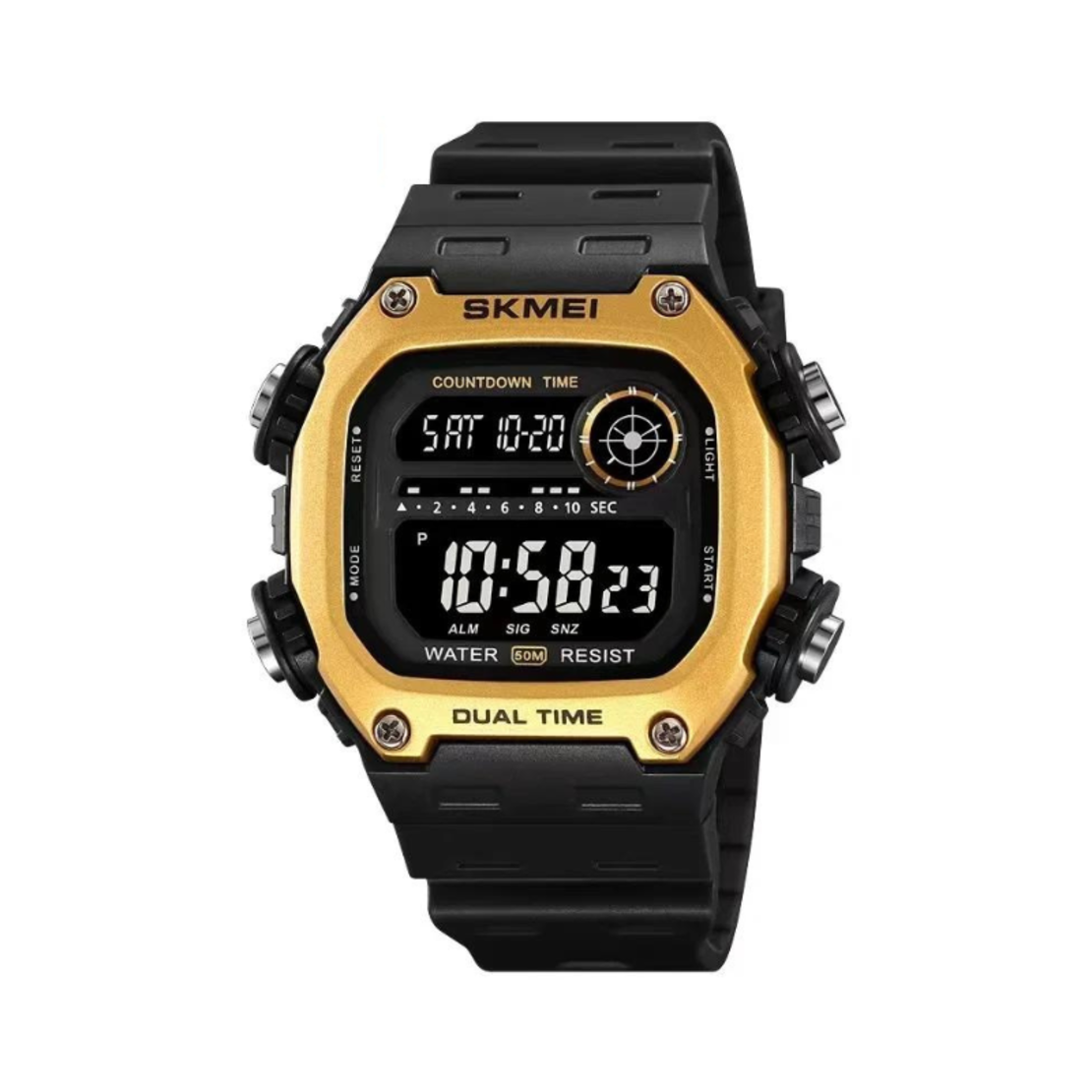 Ceas digital de mână - Skmei - 2126 - Aur