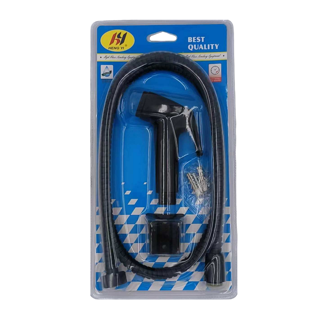 Pistol de dus cu furtun - 1,2 m - Negru - 23062