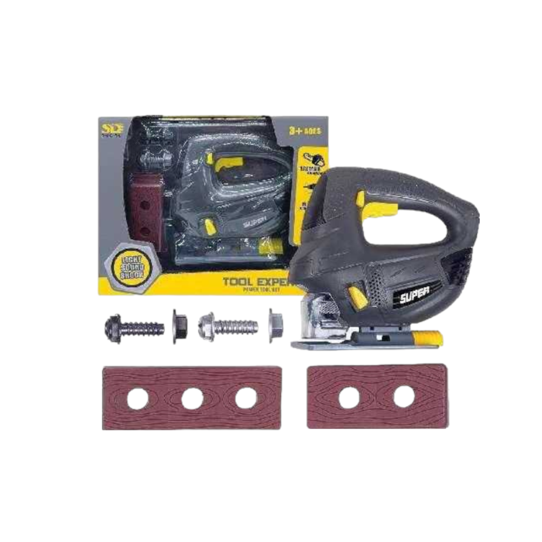 Set de scule pentru copii - Ferăstrău electric - 6817-1 - 325110