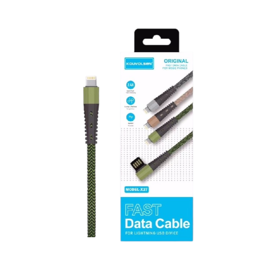 Cablu de încărcare și date - Lightning - Încărcare rapidă - X27/5G - 1,2 m - 880653
