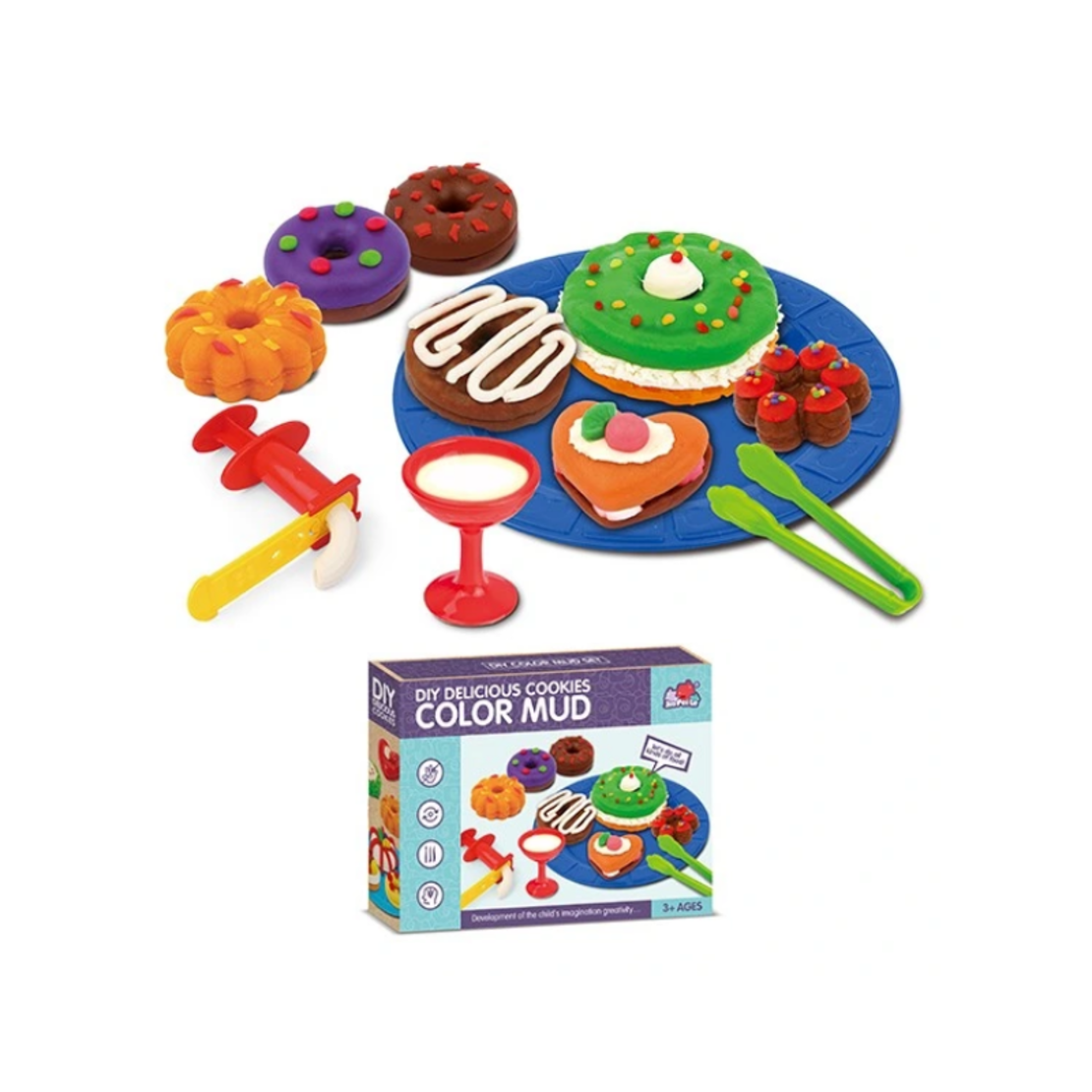 Set cu plastilina - Prajituri delicioase - 5838-41 - 310403