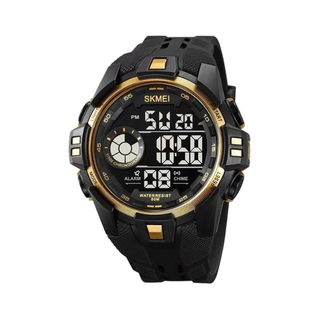 Ceas digital de mână - Skmei - 2123 - Negru/Auriu