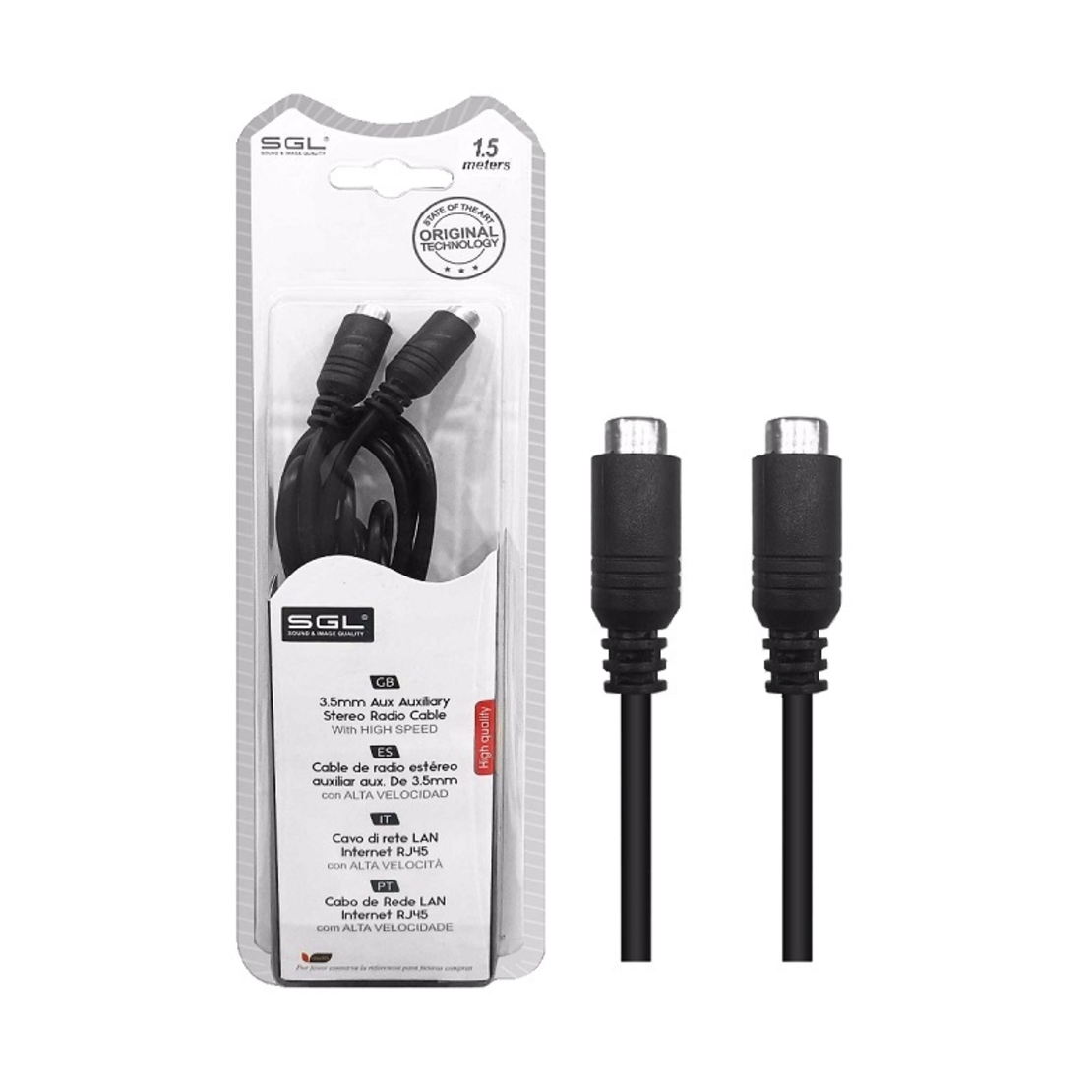 Cablu prelungitor audio 3,5 mm mamă - 1,5 m - 4022CC - 197648