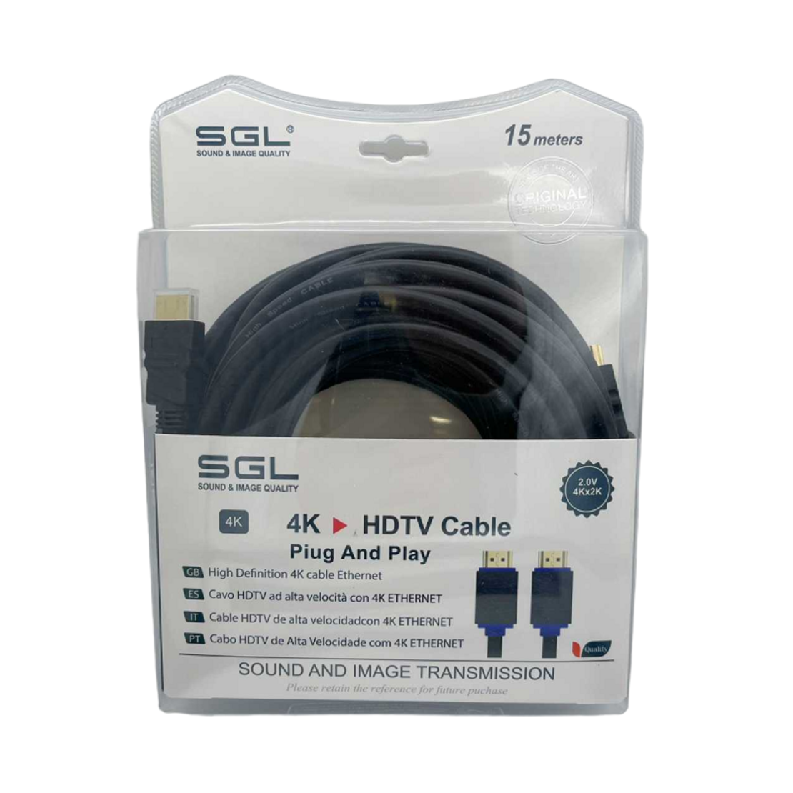 Cablu HDMI cu 2 conectori tata - 1592 - 15m - 094748