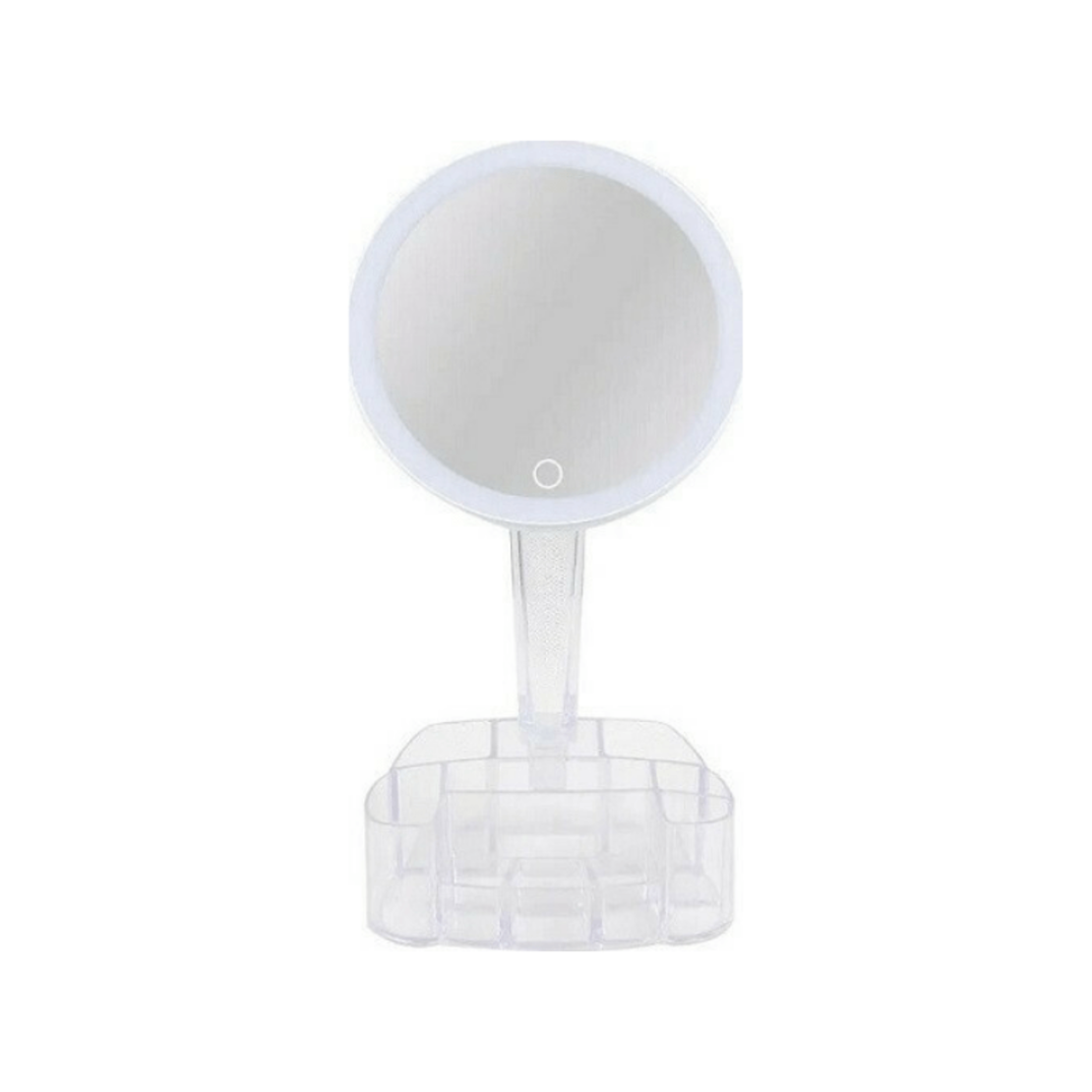 Oglinda de machiaj cu lumina LED si organizator incorporat - HH098 - 227814