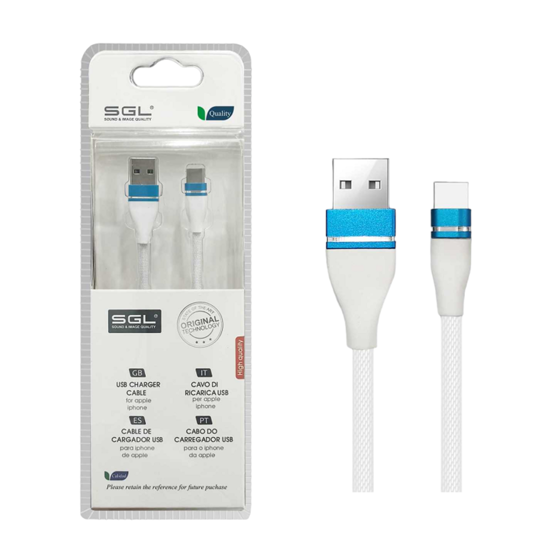 Cablu de încărcare și date - USB tip C - Încărcare rapidă - B1 - 1m - 099224