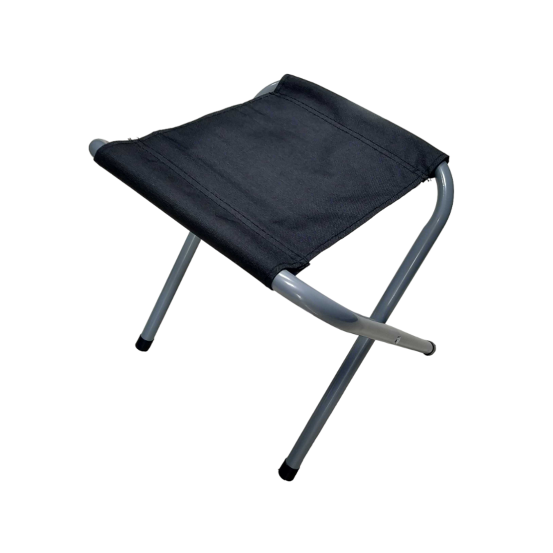 Scaun pliant, tip taburet - 1302 - 271031 - Negru