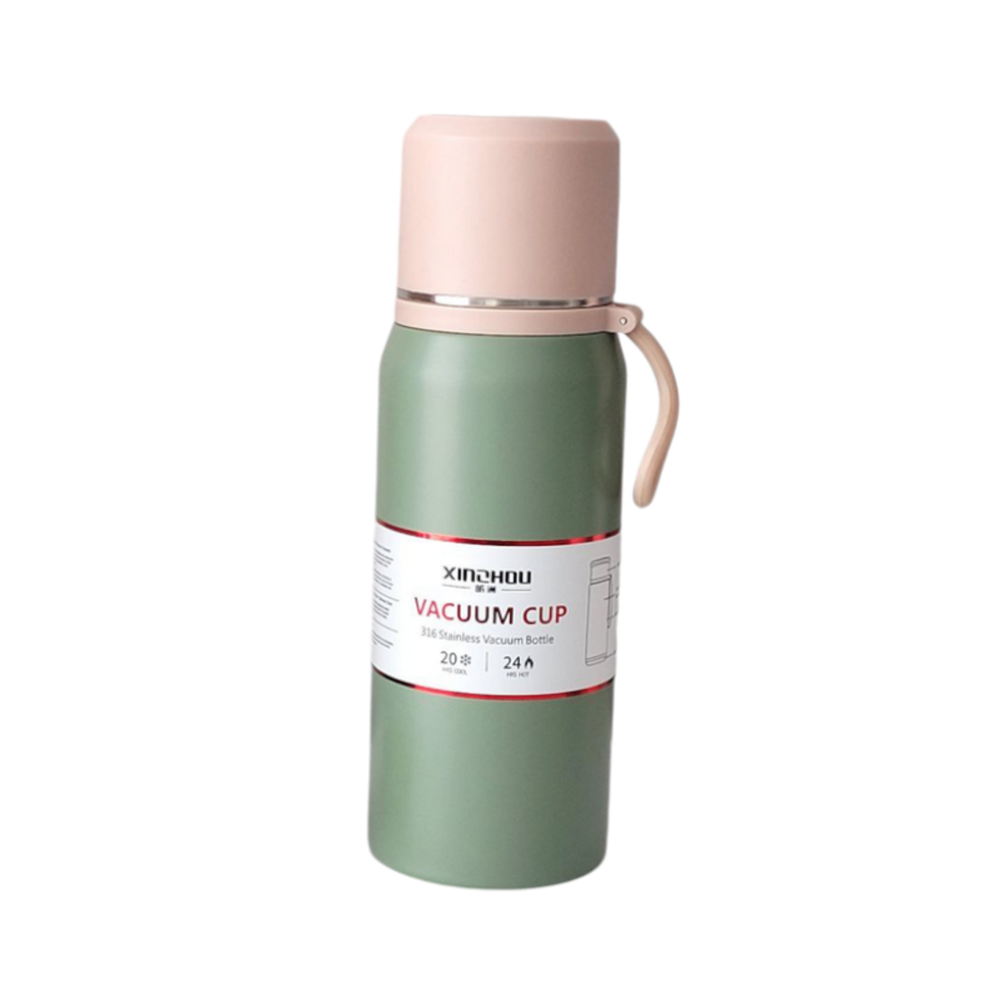 Termos portabil - XZ7763 - 500 ml - 207636 - Verde