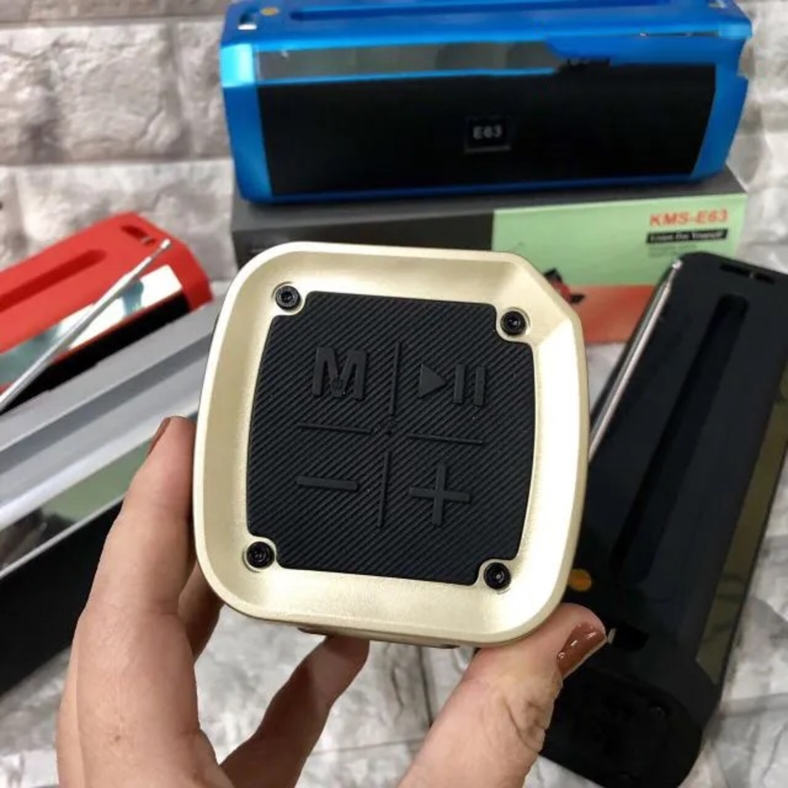 Difuzor Bluetooth fără fir - KMS-E63 - 886403 - Albastru