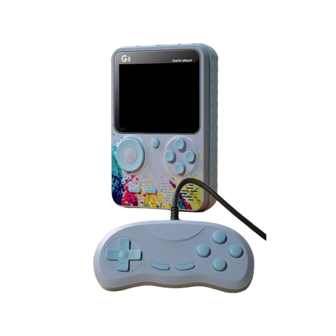 Consolă de jocuri portabilă cu controler - G5 - 682575 - Gri