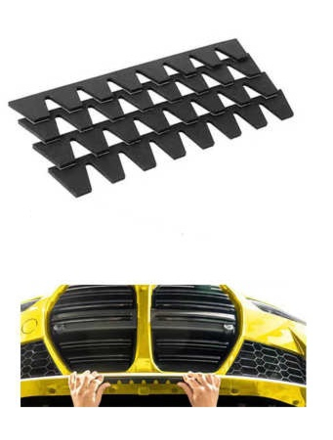 Benzi de protectie pentru bara de protectie auto - 4 bucati - 1405627 -