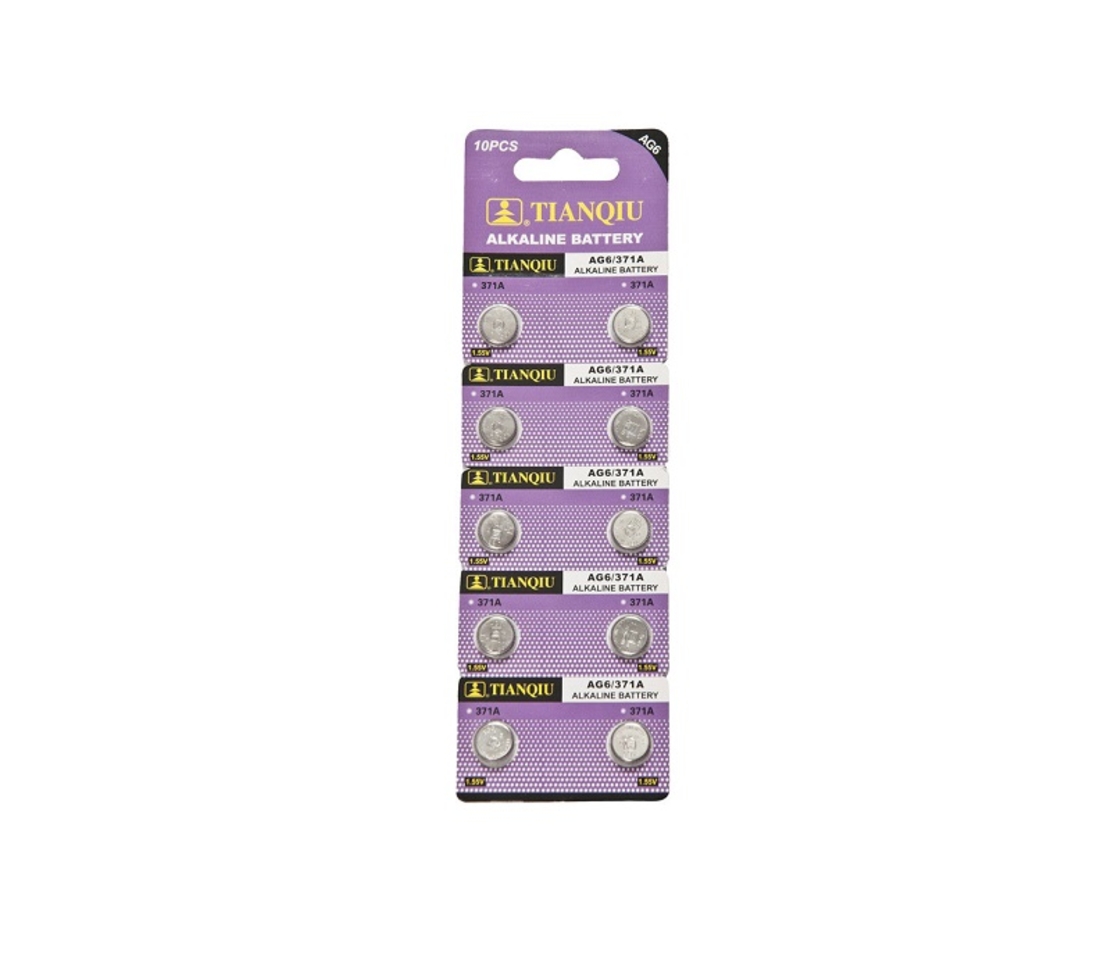 Baterii alcaline - AG6/LR920H/371A - 1,5V - 10 buc. - 681064