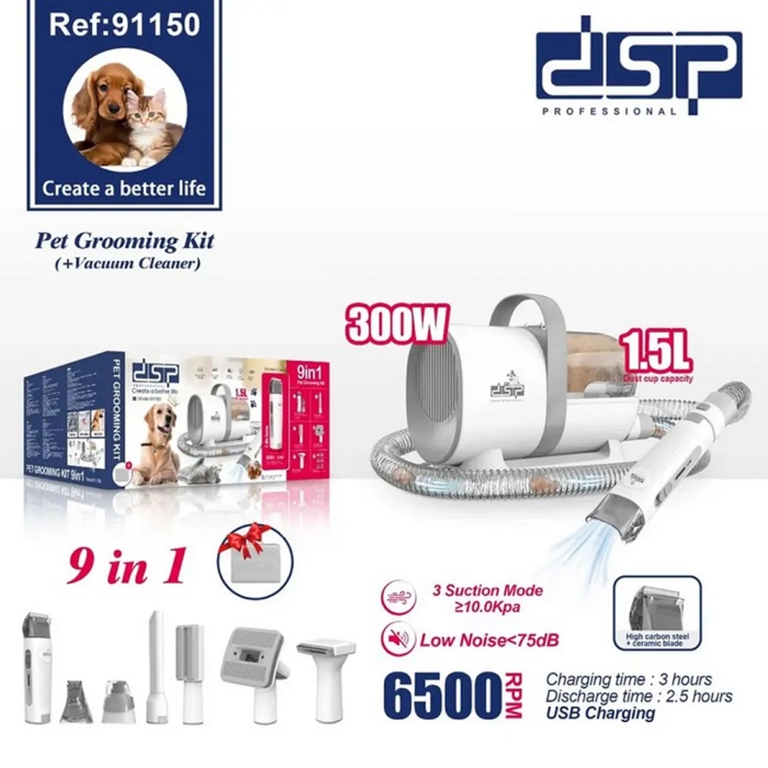 Trusă pentru îngrijirea animalelor de companie - 91150 - DSP - 616195
