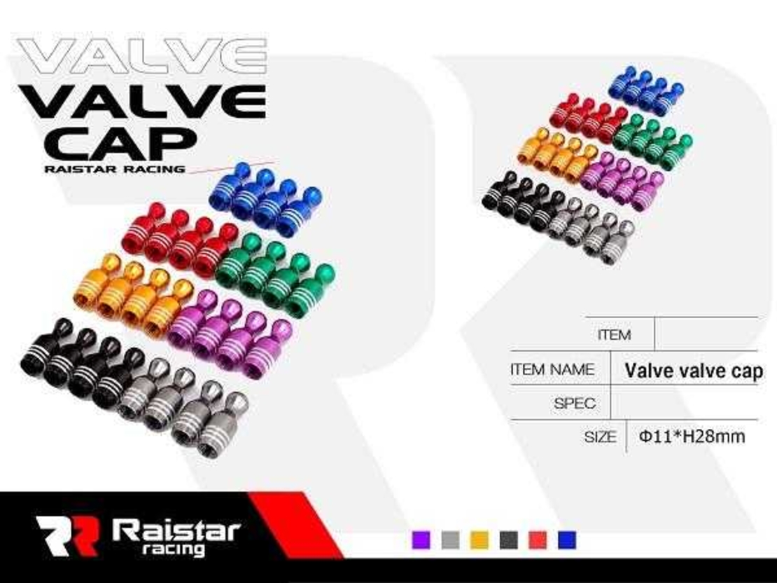 Set capace pentru supapa anvelopei auto - R -Z17110-4U - 140527