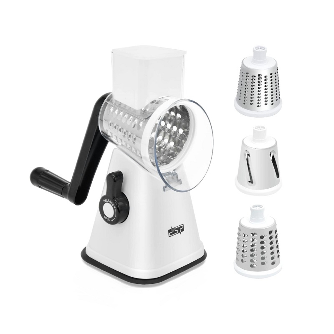 Razatoare rotativa de bucatarie - KJ30523 - DSP - Alb - 565374