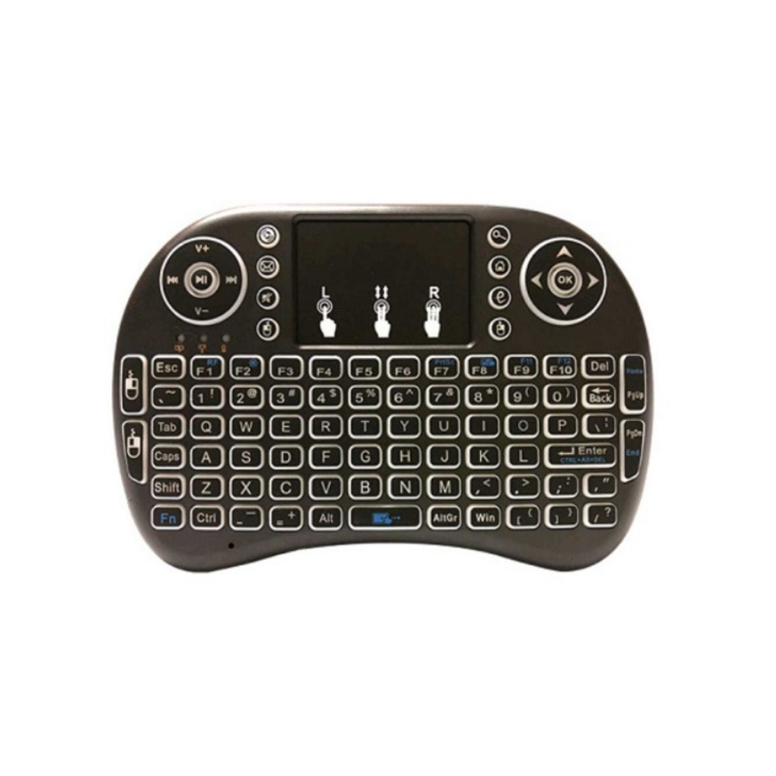 Mini tastatură wireless cu touchpad încorporat - i8 - 882788 - Negru