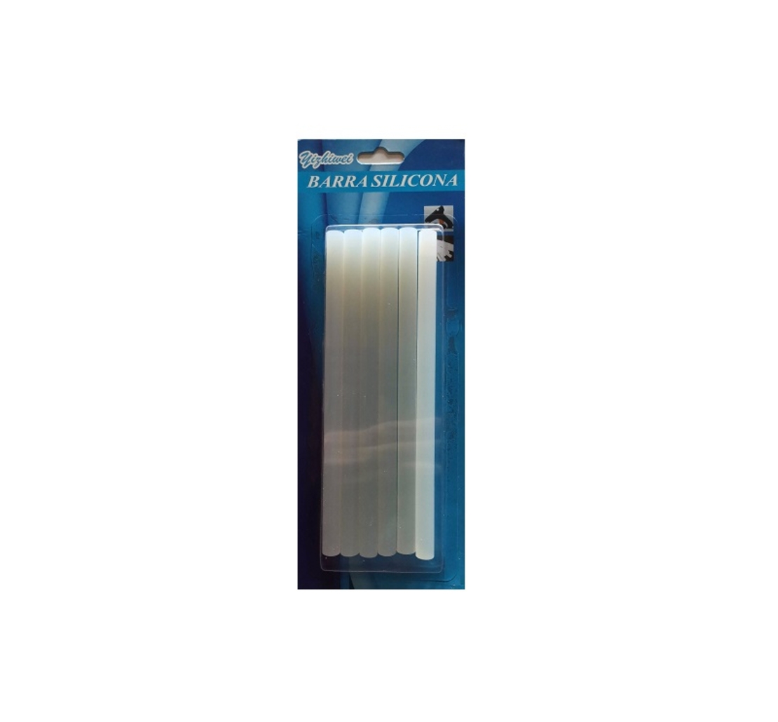 Bastioane de silicon - lipici fierbinte - 1x18cm - 6buc - 913136