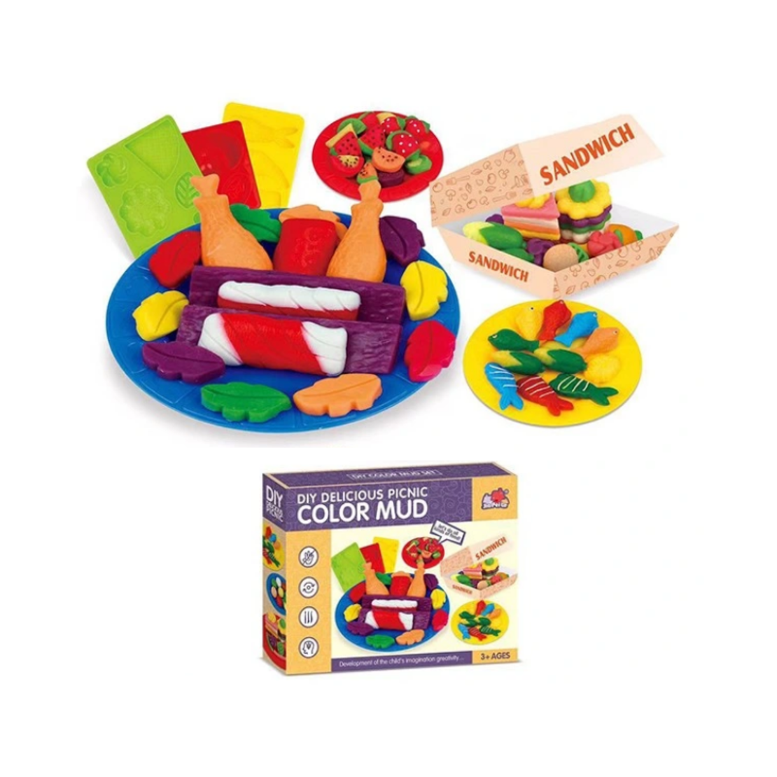 Set cu plastilina - Picnic - 5838-42 - 310404