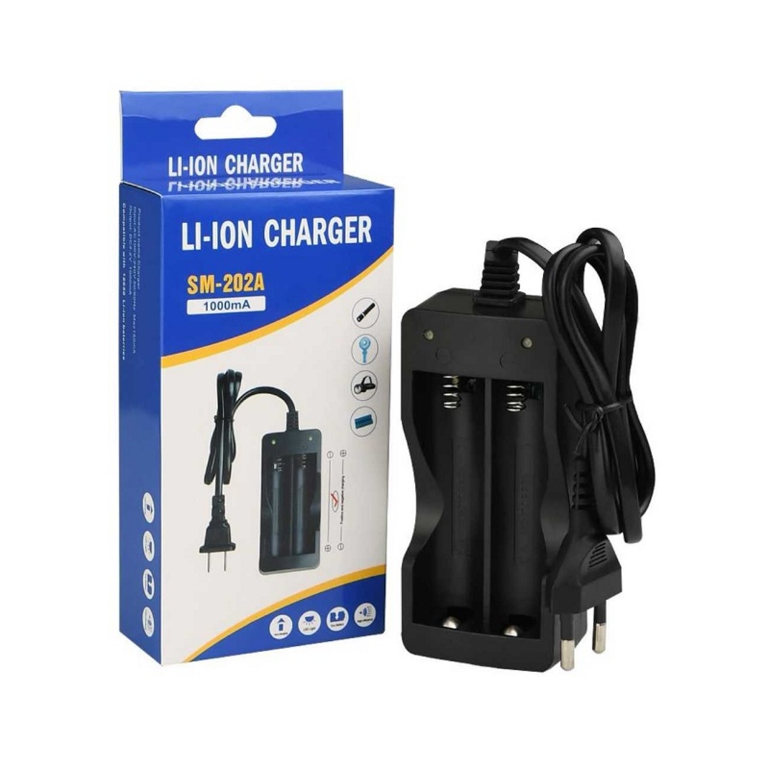 Încărcător pentru baterii cu litiu - SM202 - 1000mA - 502022