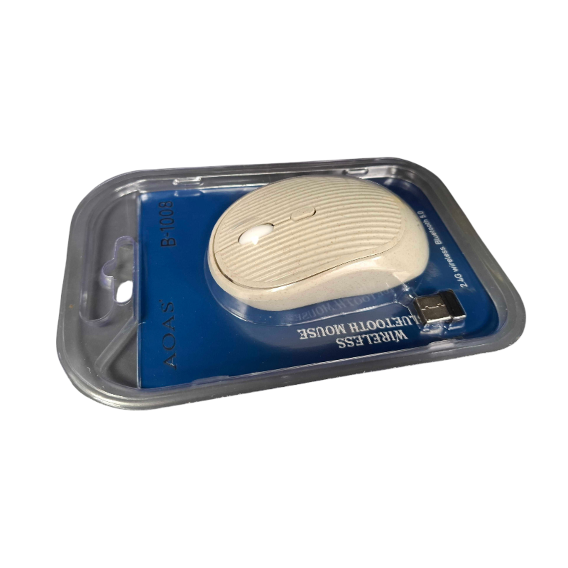 Mouse fără fir - 1008 - AOAS - 654849 - Bej