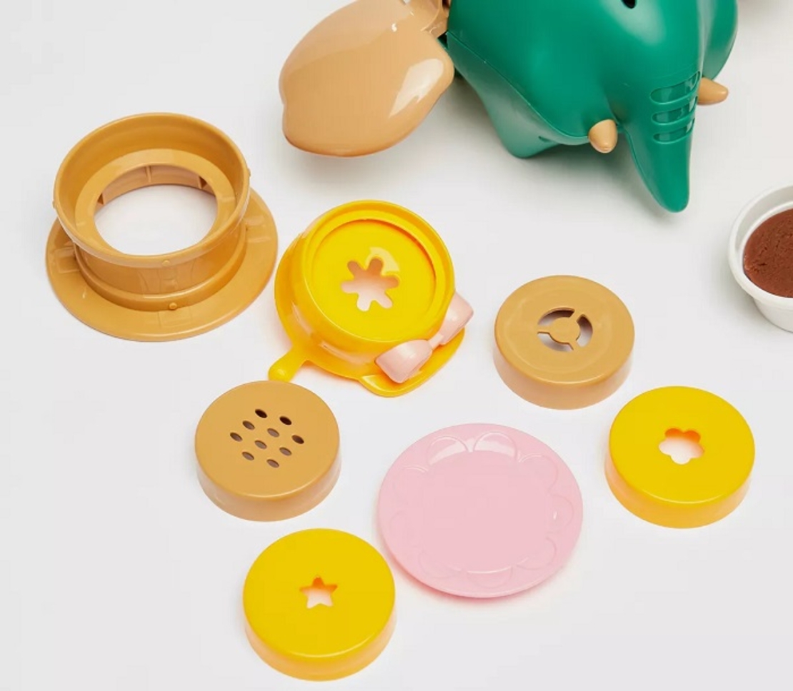 Set cu plastilina si presa in forma de elefant - 5838-37 - 310414