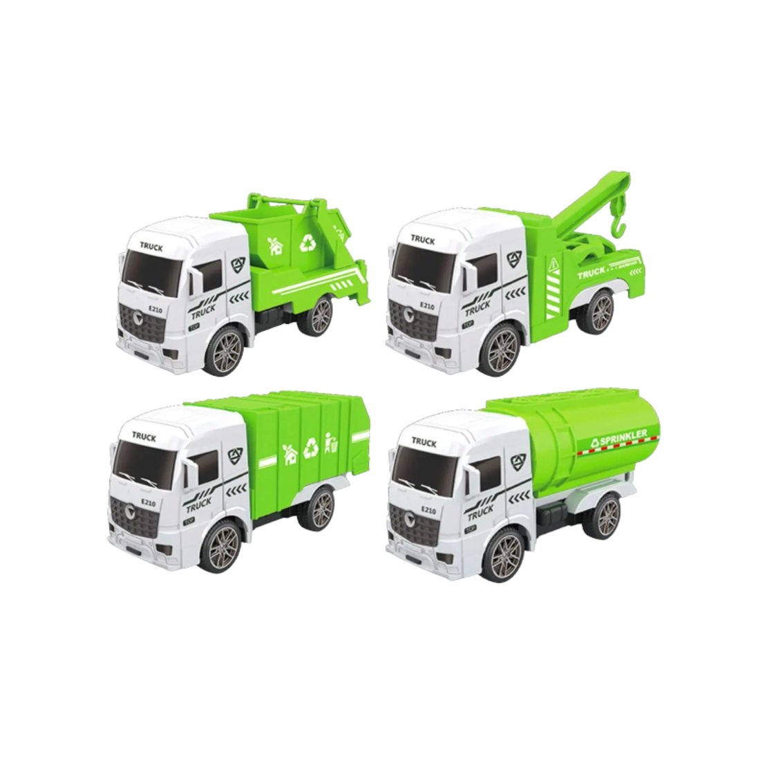 Set copii - Camioane de curatenie - 8buc - XY348-A88 - 102637