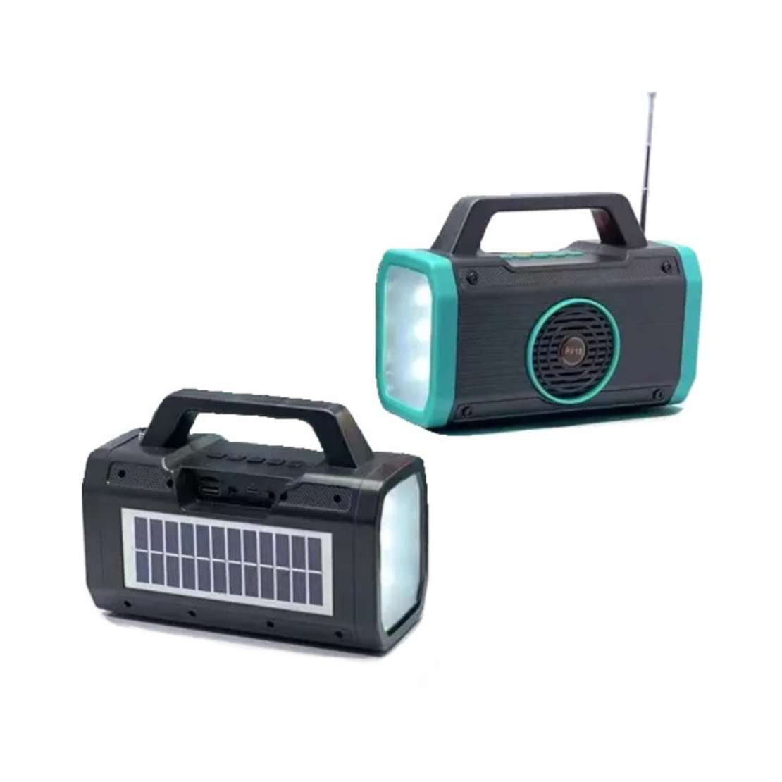 Difuzor Bluetooth Wireless cu Panou Solar - P418 - 884676 - Albastru deschis