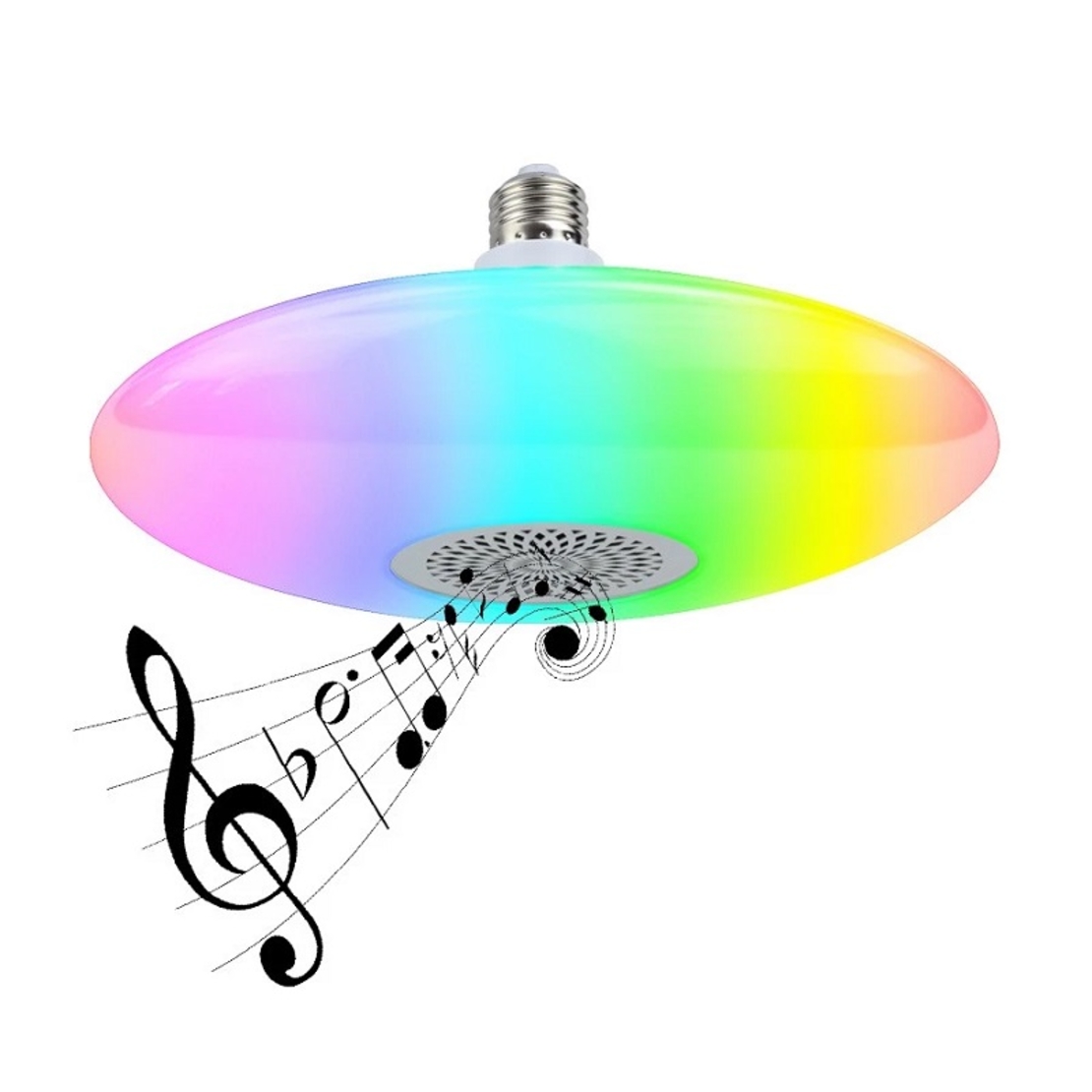 Bec disco RGB cu difuzor Bluetooth - 201877