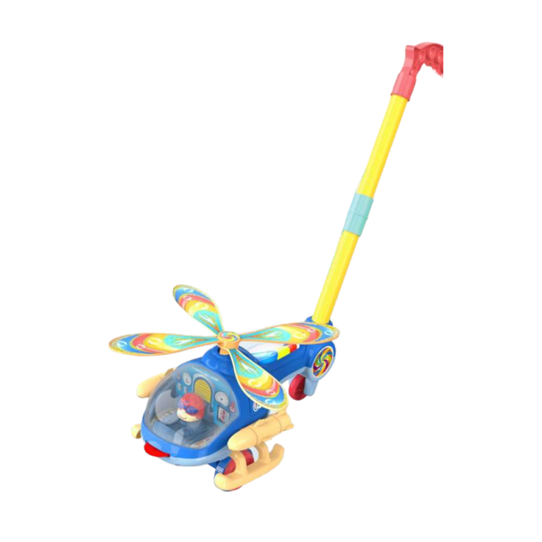 Elicopter de jucărie cu împingere - 8581A - 901113