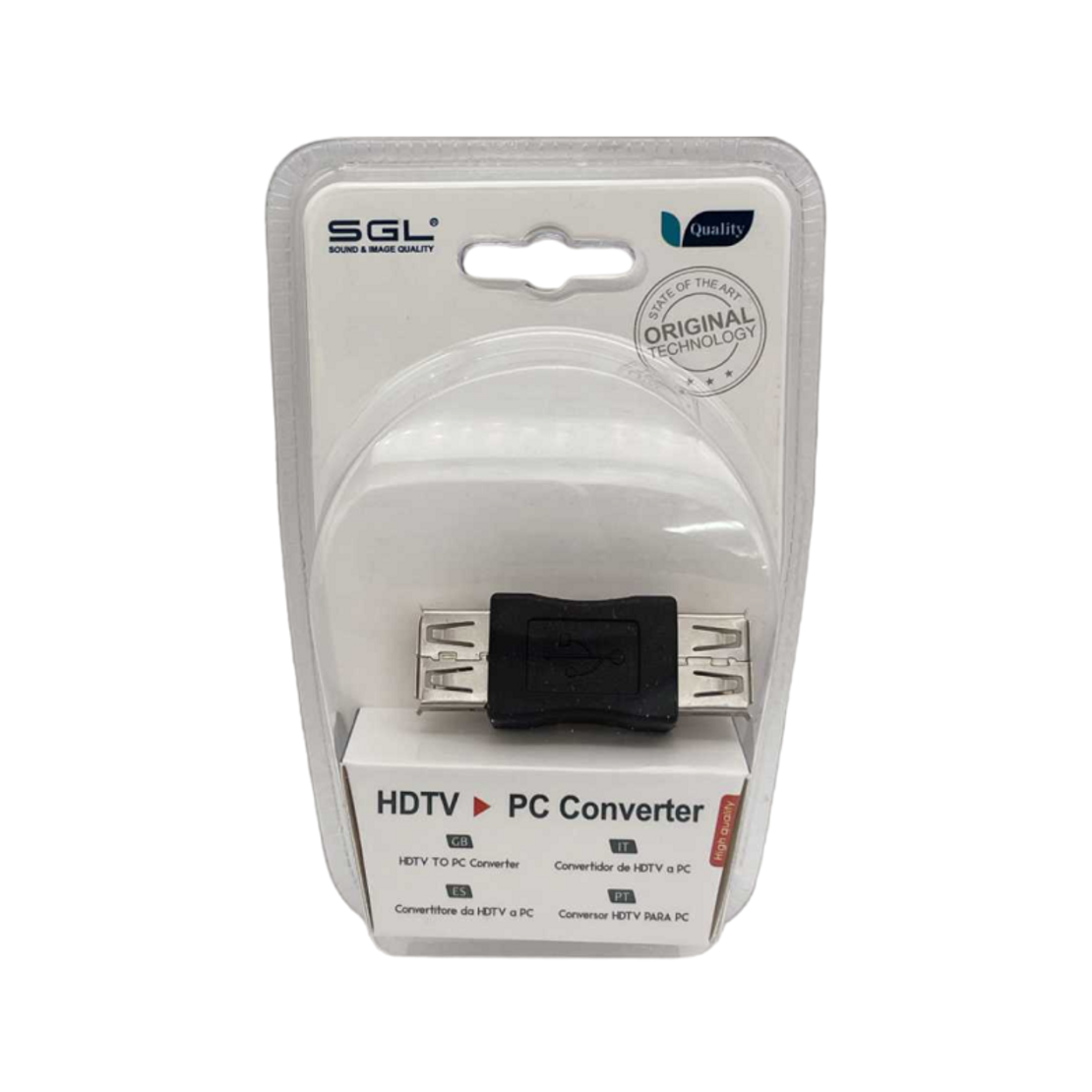 Adaptor USB 2.0 - mamă/femă - T-8S - 098340