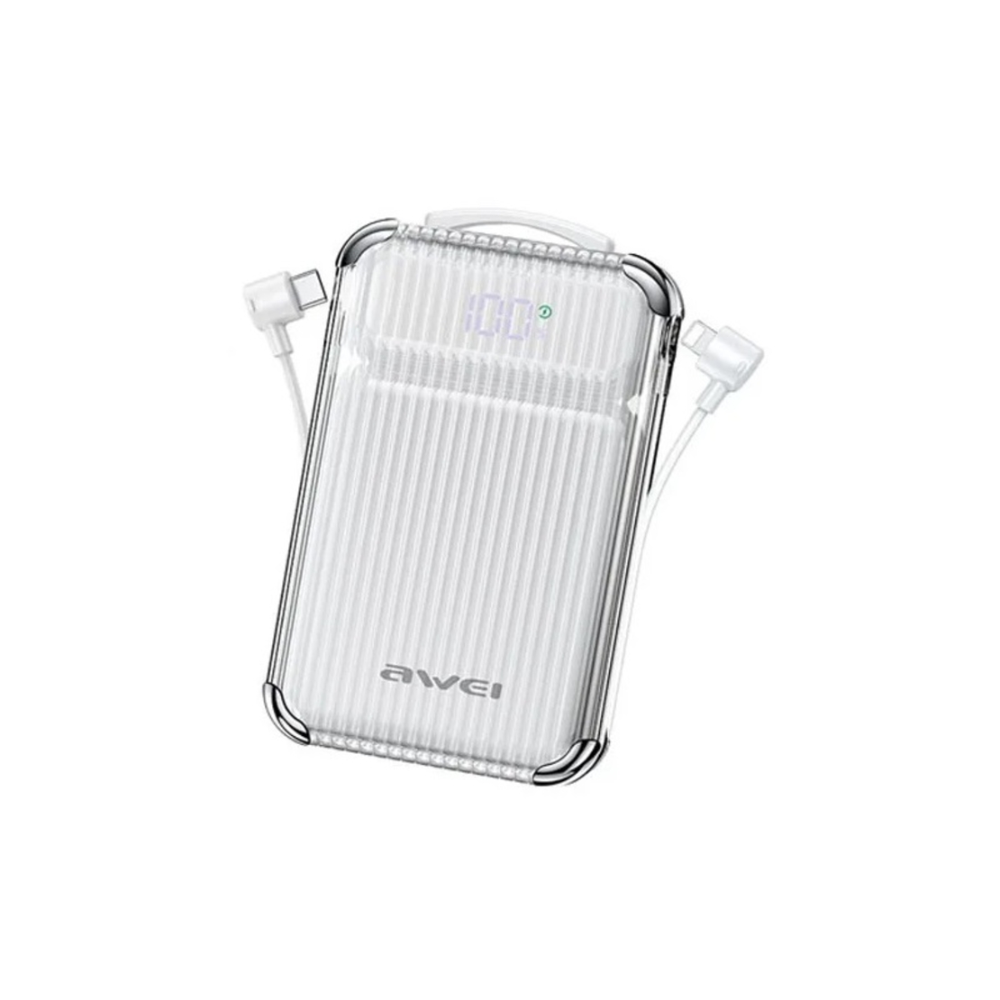 Baterie externă - P89K - 10.000mah - AWEI - 007672 - Alb