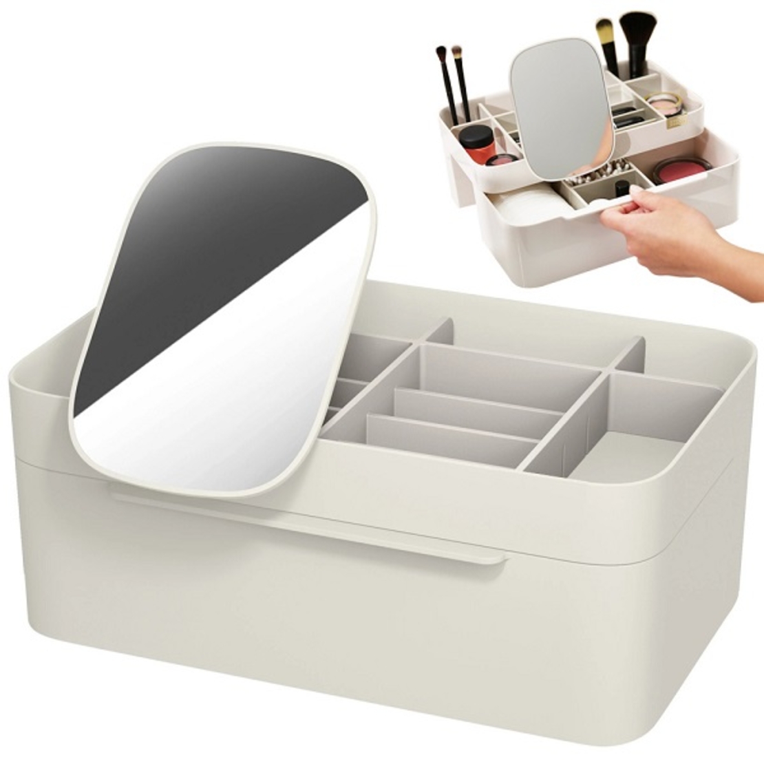 Organizator cosmetic cu oglinda - 211 - 941564