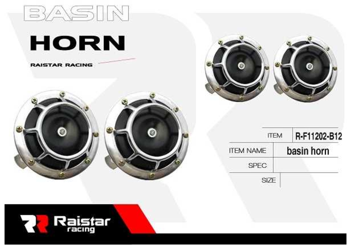Claxon auto- R -F11202 -B12 - 180121