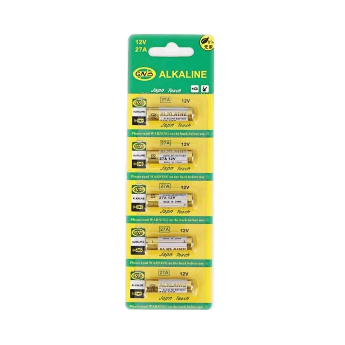 Baterii alcaline - 27a - 5buc - 400024
