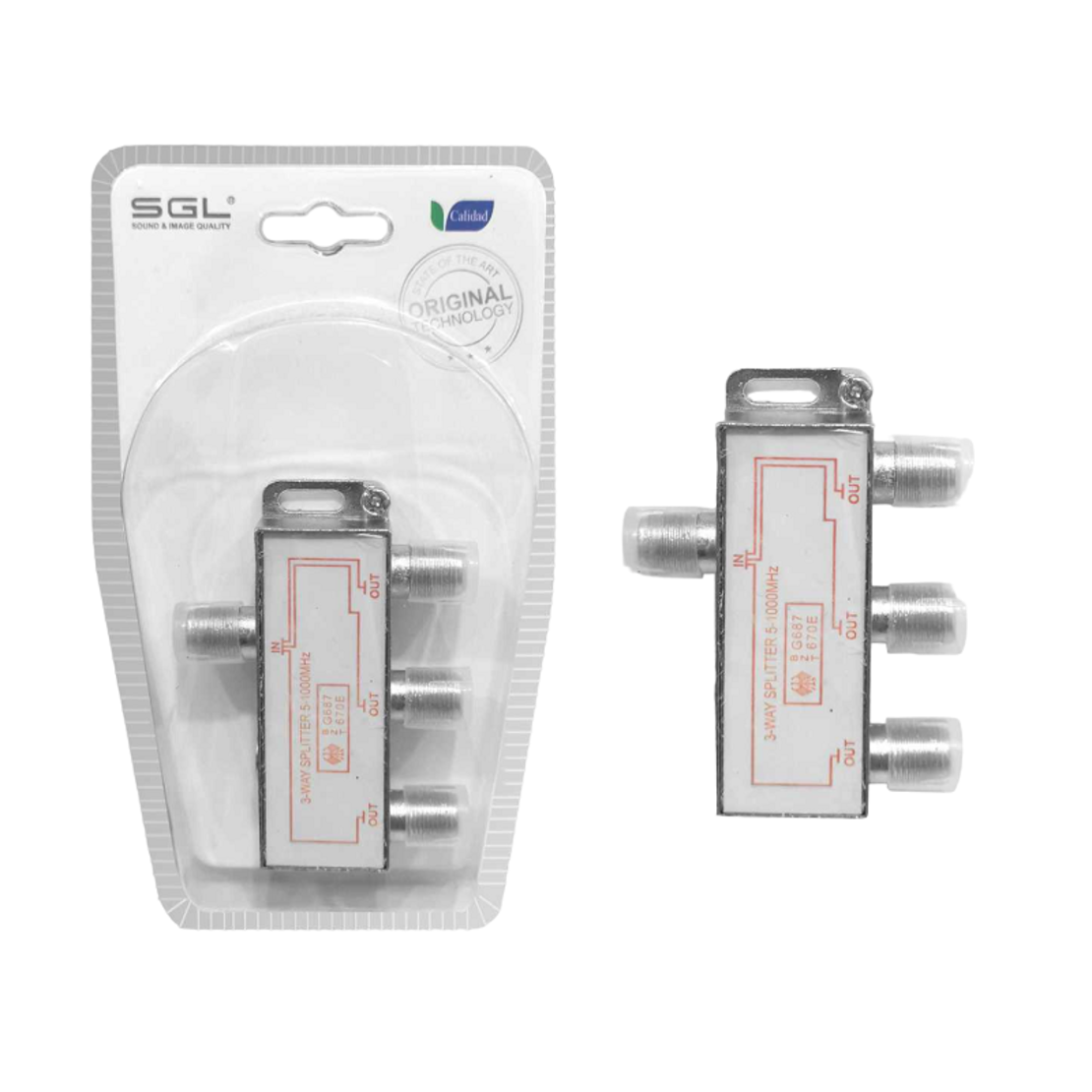 Splitter pentru conectarea unei antene TV - 3Way Splitter - 1802 - 098500