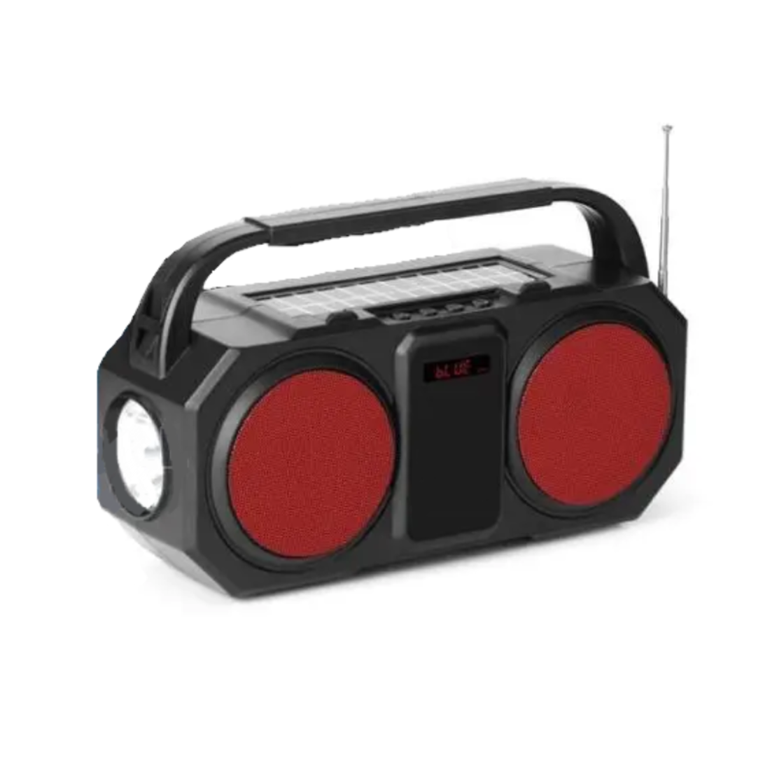 Difuzor Bluetooth Wireless cu Panou Solar - KMS-169 - 885567 - Rosu