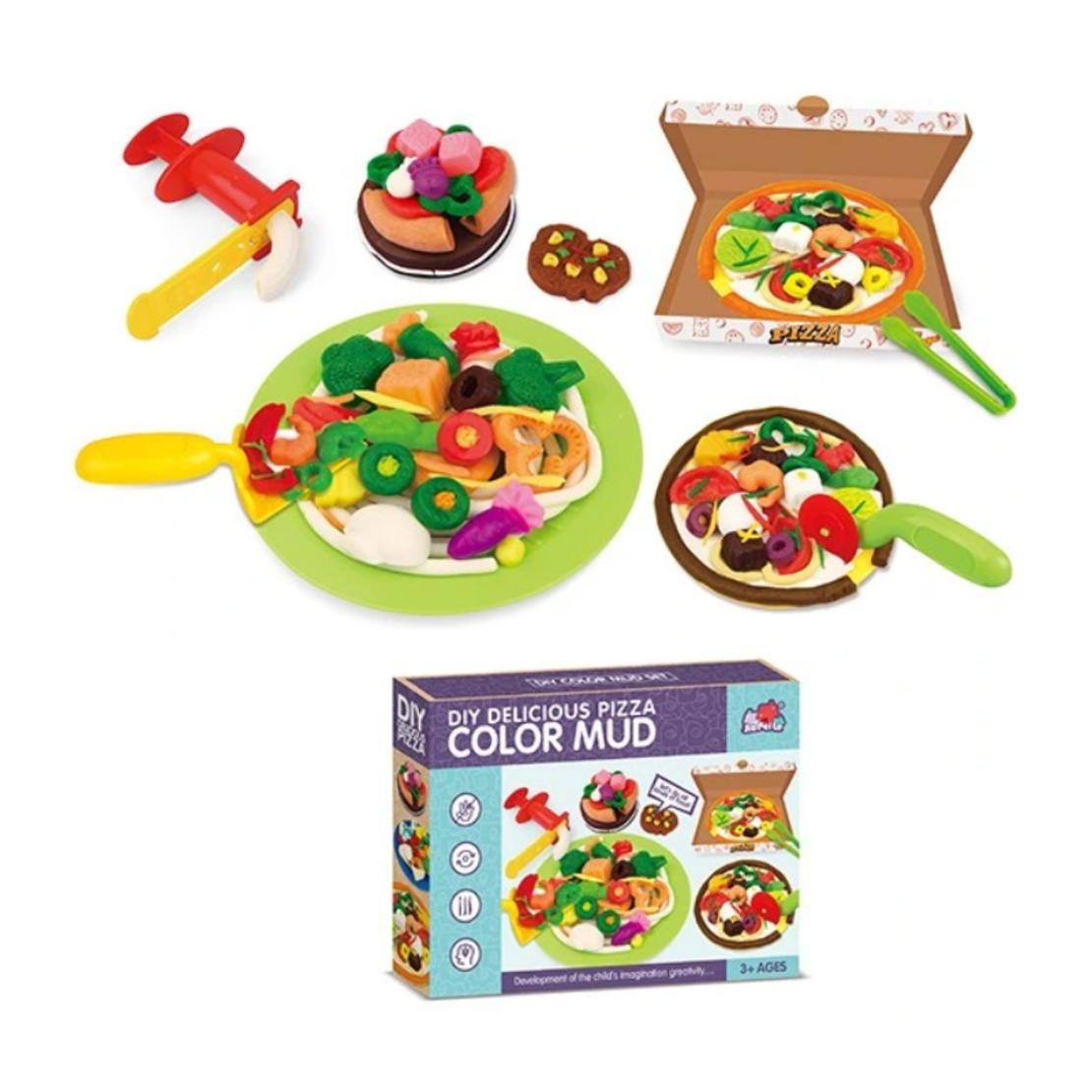 Set cu plastilina - Pizza delicioasa - 5838-43 - 310402