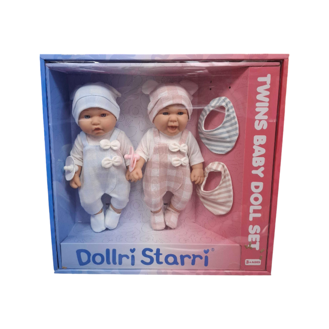 Set păpuși gemene - Gemeni cu accesorii - DS789-5A - 12 inchi - 308355