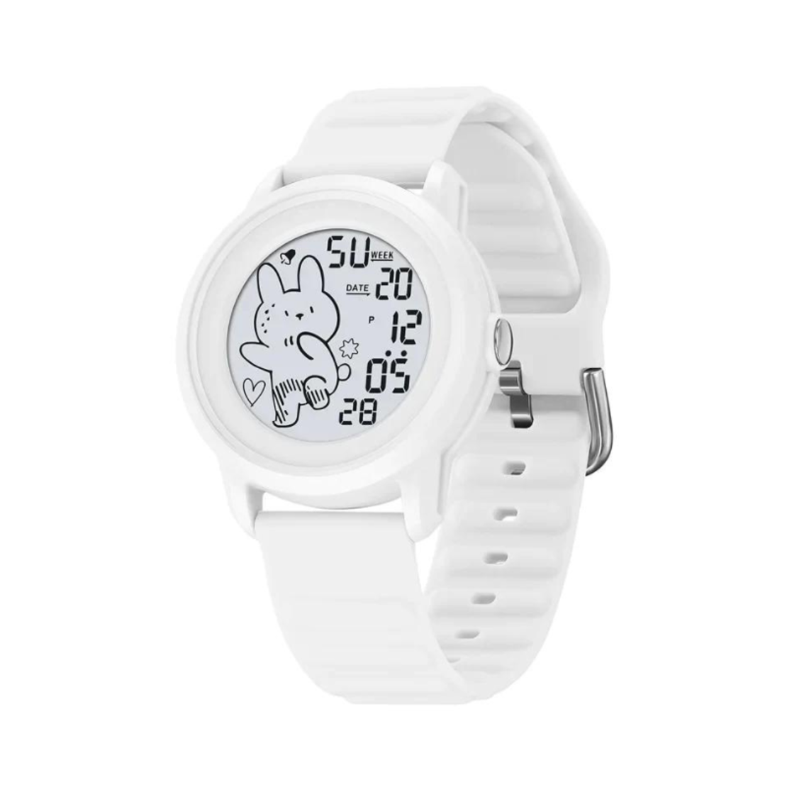 Ceas de mână digital pentru copii - Skmei - 2217 - Alb