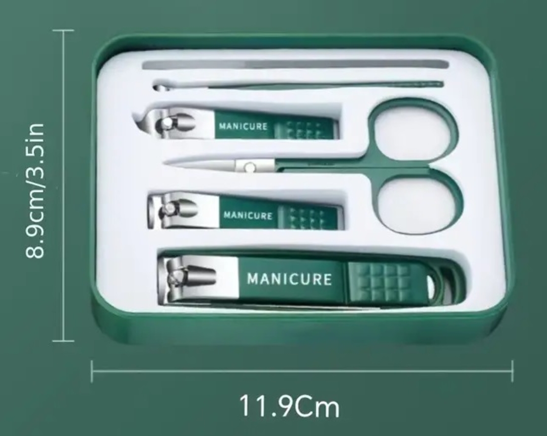 Set de îngrijire a unghiilor cu husă - 001 - 6 buc - 739037