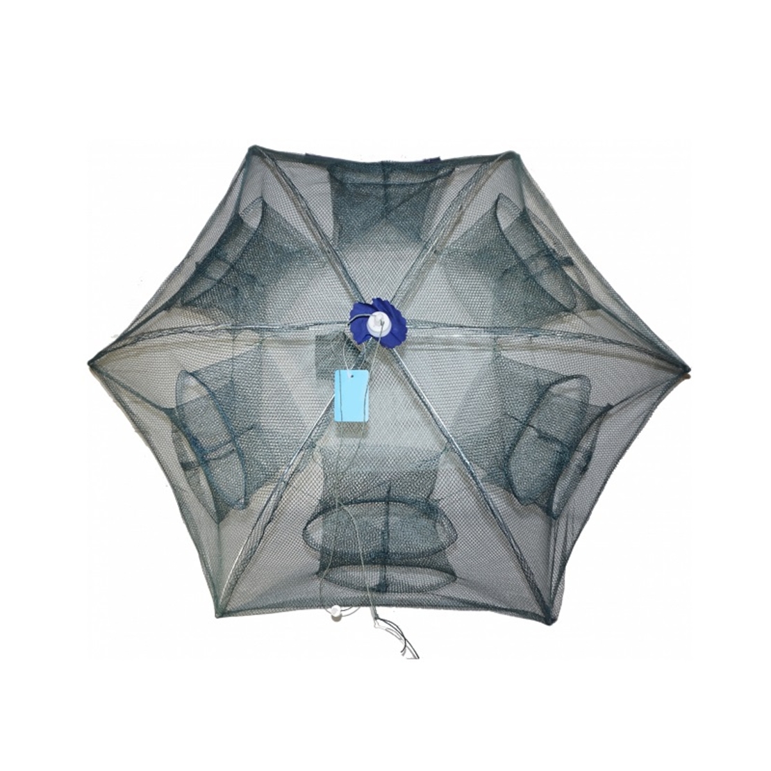 Plasa de pescuit pliabila cu 12 gauri - 31353