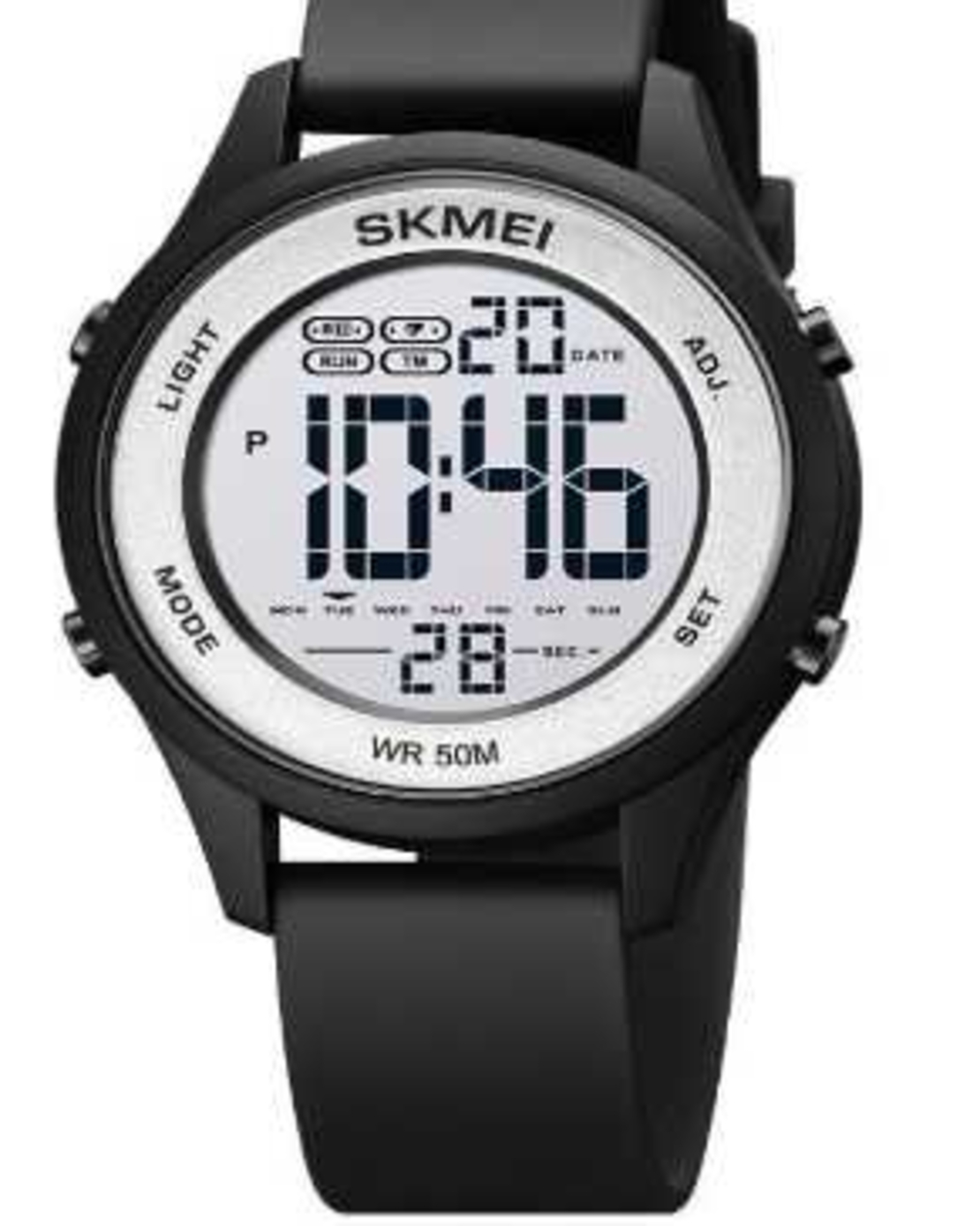Ceas digital de mână - Skmei - 1758 - 217583 - Negru/Alb