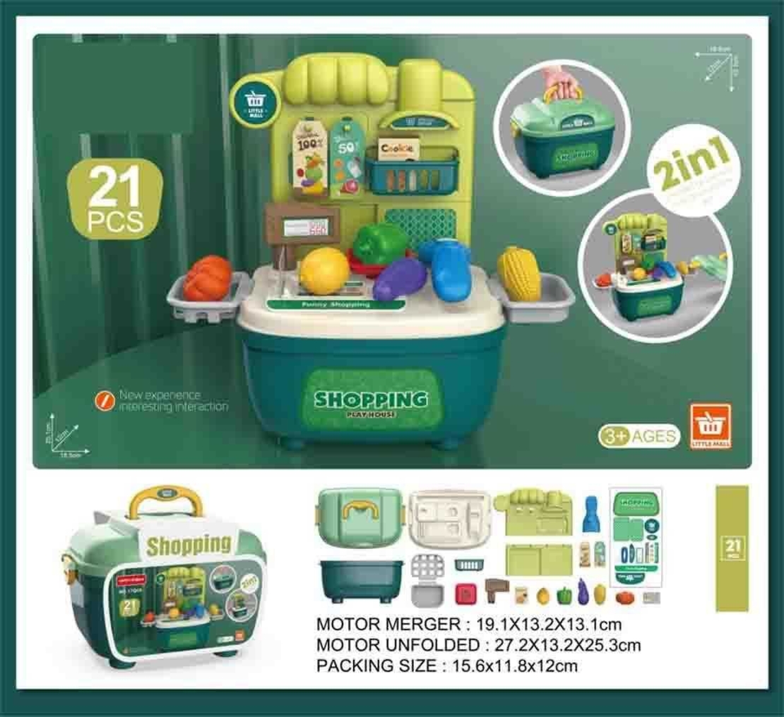 Supermarket pentru copii în valiză - 17Q06 - 221395