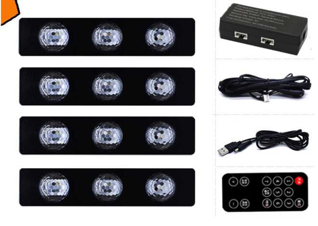 Iluminare interioară LED pentru o mașină - 1109401 - 110299
