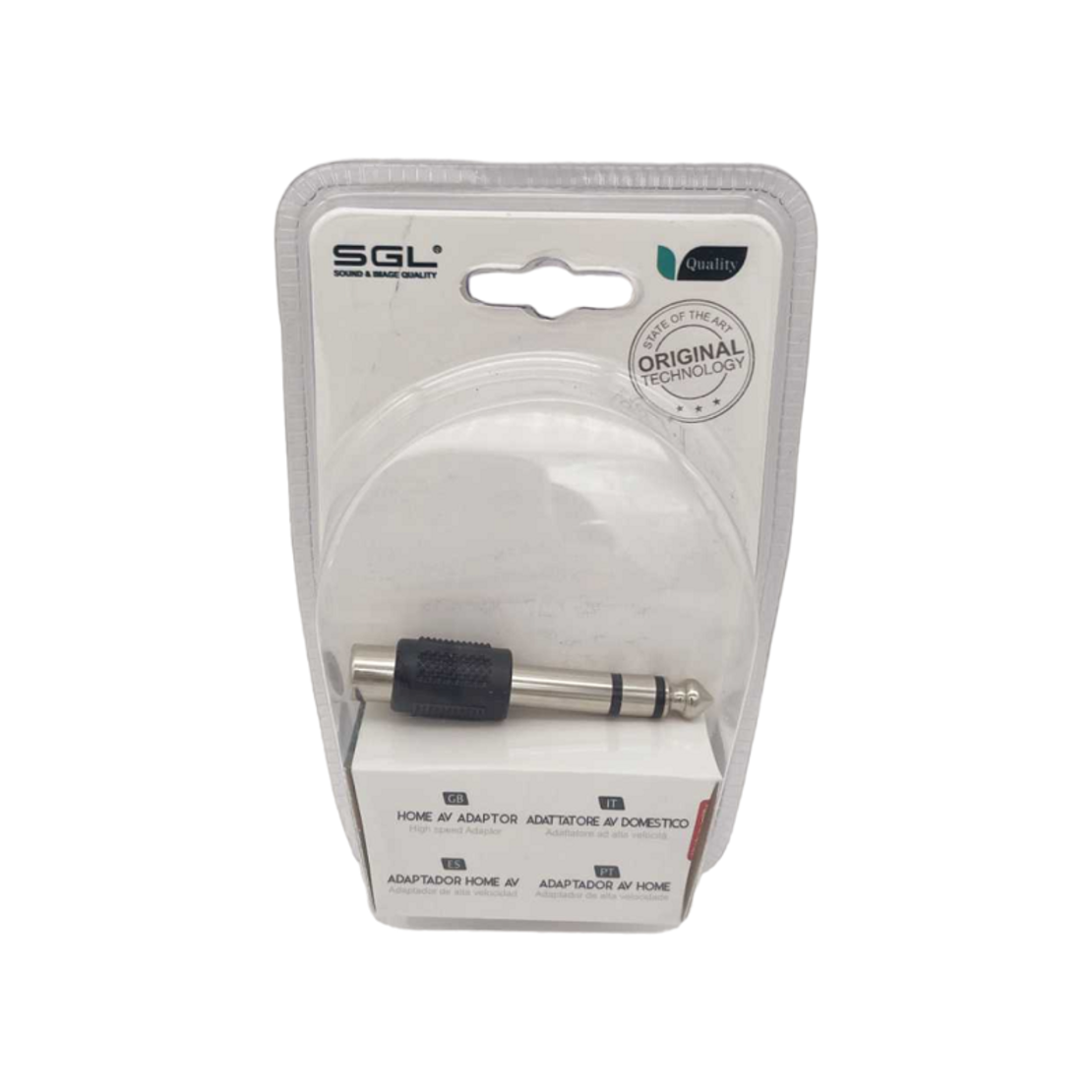 Mufă adaptor audio de la 6,3 mm la 3,5 mm - 1857-1 - 098760