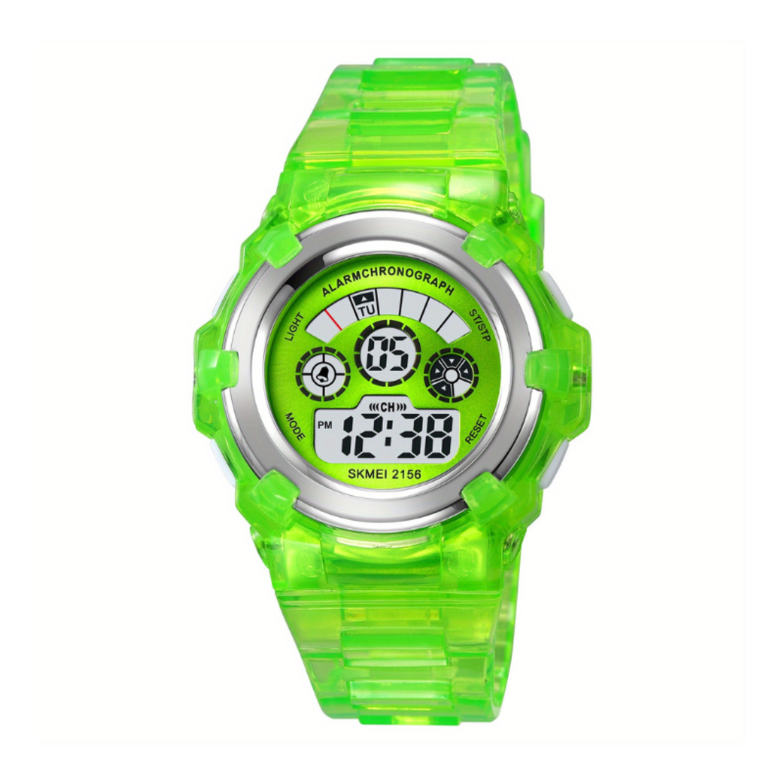 Ceas digital de mână - Skmei - 2156 - Verde